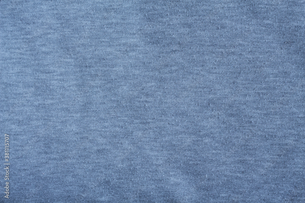 Texture of gray melange cotton fabric with pills Texture of gray melange cotton fabric with pills