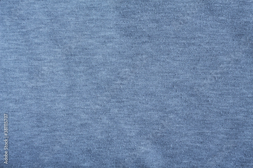 Texture of gray melange cotton fabric with pills