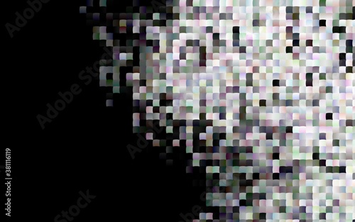 Dark Silver, Gray vector background with rectangles. Beautiful illustration with rectangles and squares. Pattern for commercials.