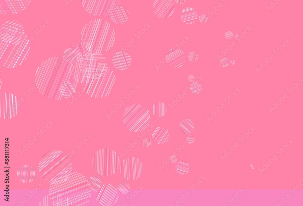 Light Pink, Yellow vector backdrop with dots. Light Pink, Yellow vector backdrop with dots.