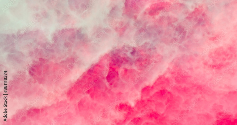 4k resolution defocused abstract smoke background for backdrop, wallpaper and varied design. Camelia rose, dusk and magenta pink colors.