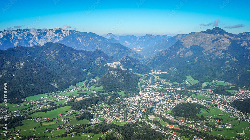 Salzkammergut is an Austrian region of lakes and Alpine ranges near Salzburg.