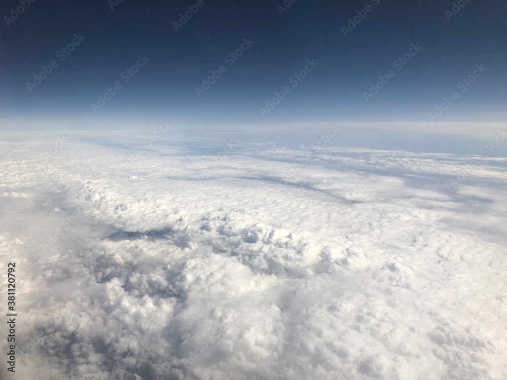 above the clouds
