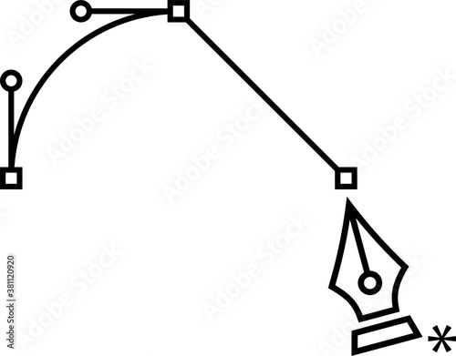 Bezier Curve With Pen Tool