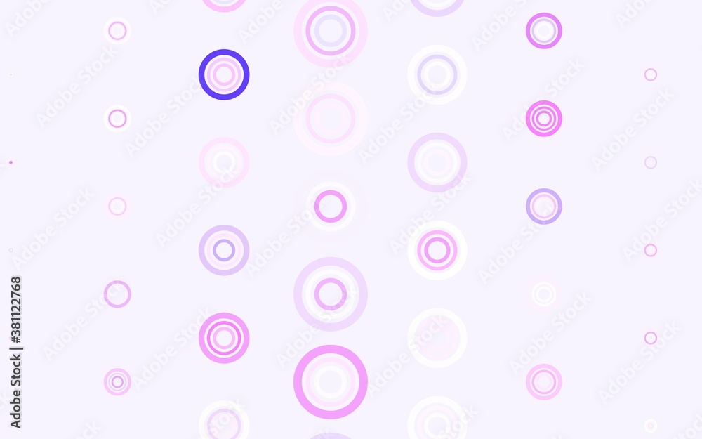 Light Purple, Pink vector pattern with spheres. Light Purple, Pink vector pattern with spheres.