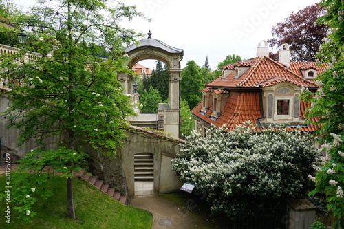 Palace gardens under the Prague castle