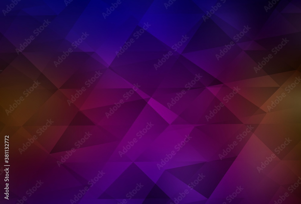 Dark Blue, Red vector polygon abstract backdrop. Dark Blue, Red vector polygon abstract backdrop.
