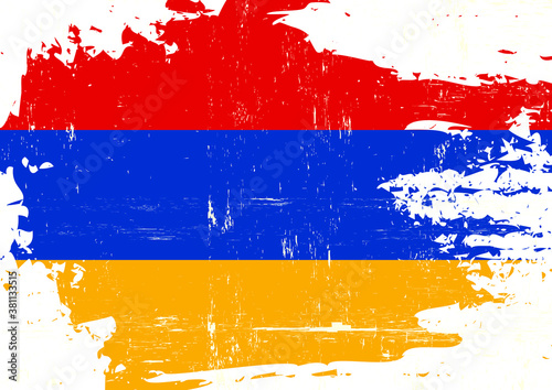 Scratched armenian flag.
An armenian grunge flag for you