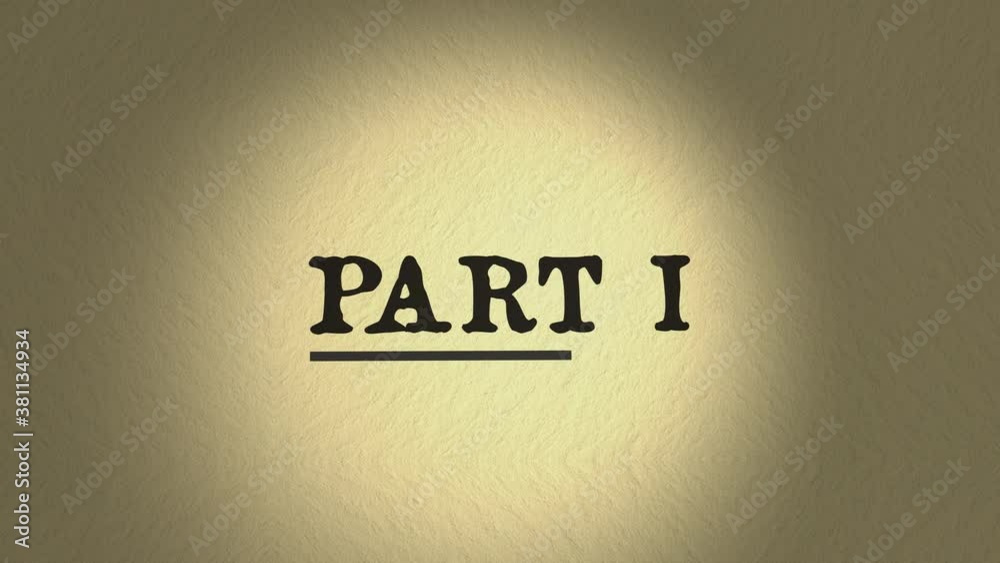 Part 1, 2 and 3 animated titles. To use in any video and organice sequences Part 1, 2 and 3 animated titles. To use in any video and organice sequences