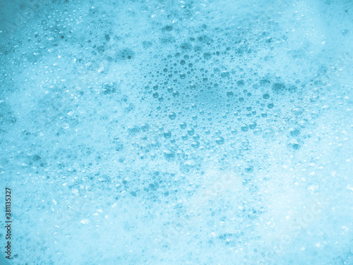 Foam and soap bubble background