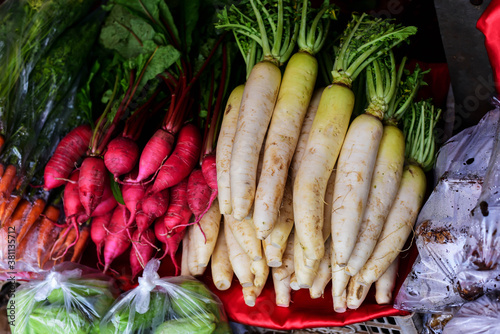 vegetables on market