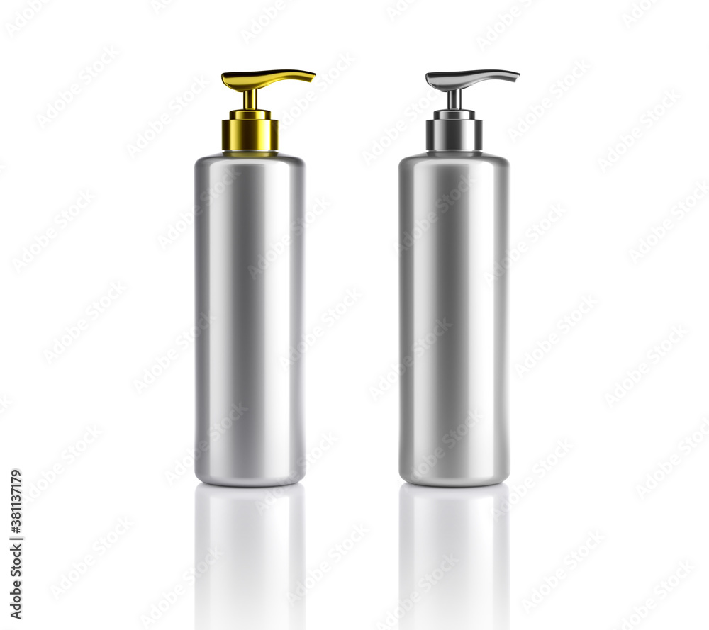 Obraz premium Bottle 3d render on white background. Product design.