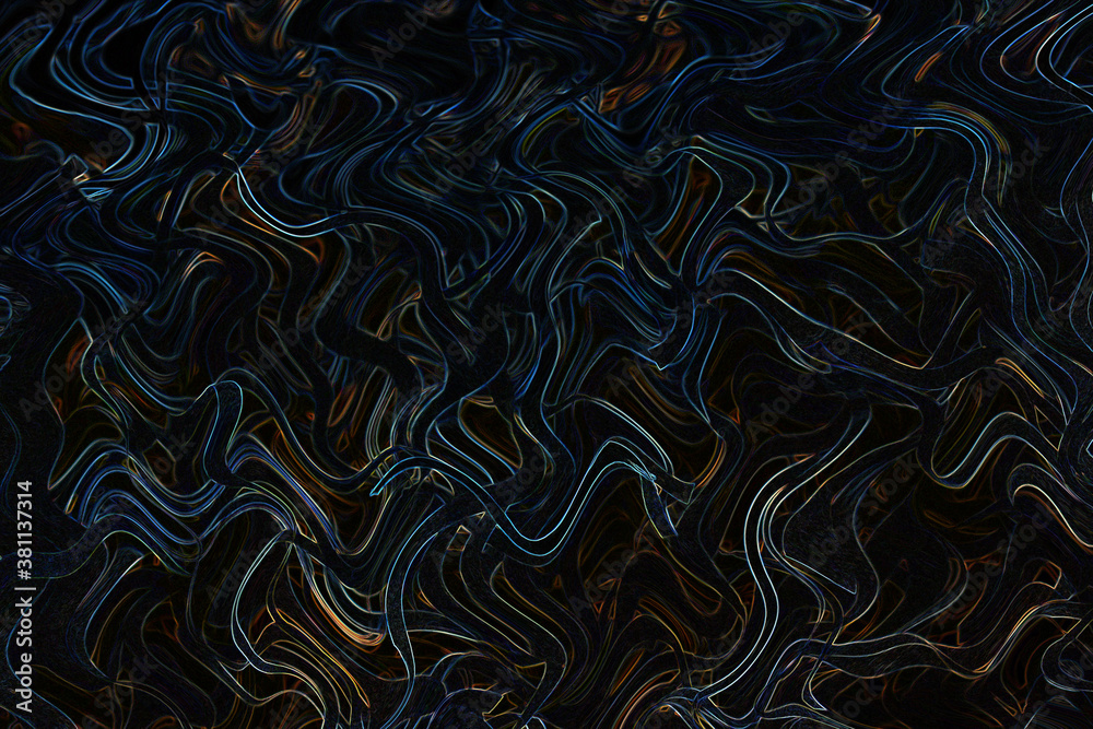 unusual fantasy texture. Wave abstraction. Neon color.