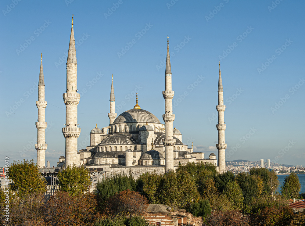 Blue Mosque in Istanbul in Turkey