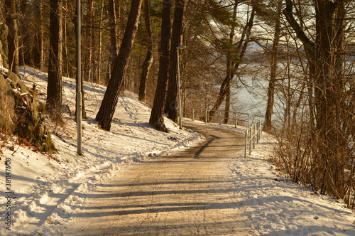 Photography Winter wonderland and snowy landscape in Sundbyberg, (Stockholm), Sweden