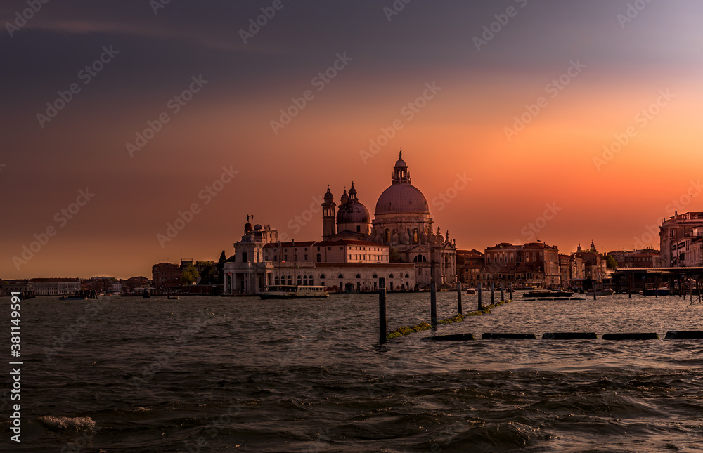 Sunset sur Venise