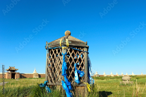 Buddhist Temple at Karakorum Monastery Mongolia