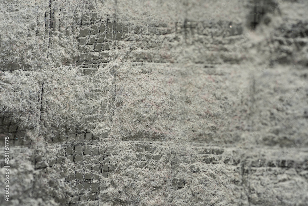 Naklejka premium Dust on Air Condition Filter
