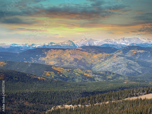 Mount Evans Colorado in Fall