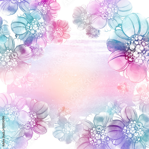 Abstract floral background
