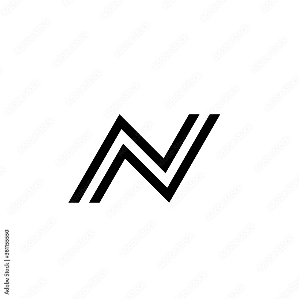 N logo NN alphabet vector icon illustrations N logo NN alphabet vector icon illustrations