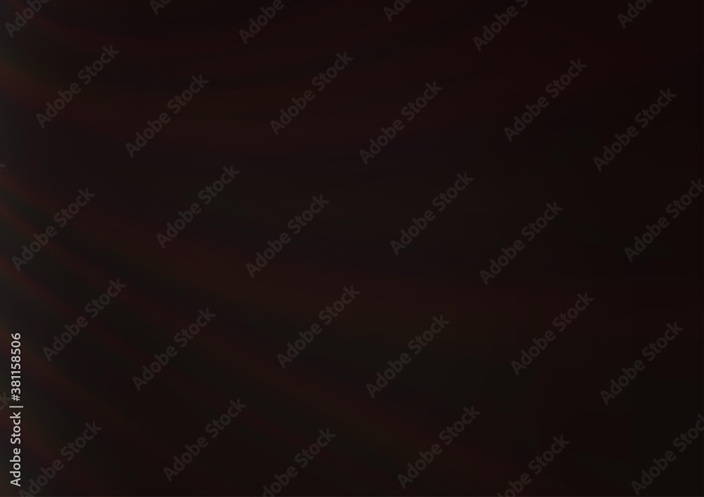 Dark Black vector abstract blurred background. A vague abstract illustration with gradient. A completely new template for your design.