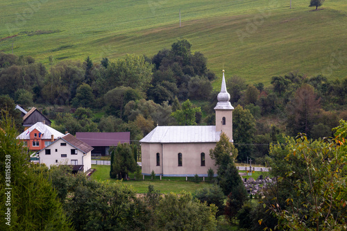 Church in village Leluchow, Poland
