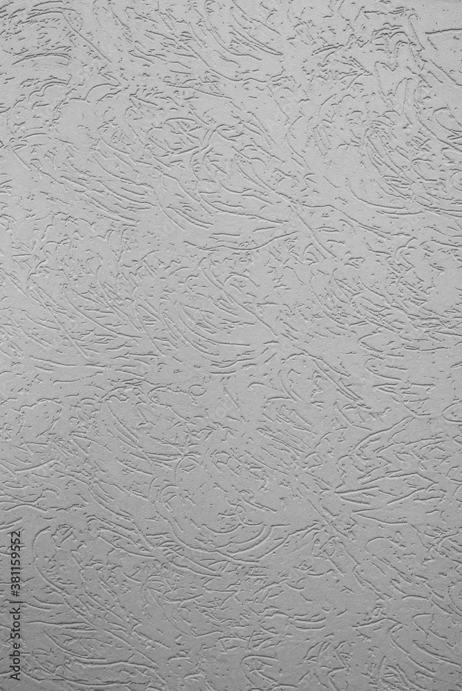 Medium grey decorative plaster texture bark beetle. Medium grey decorative plaster texture bark beetle.