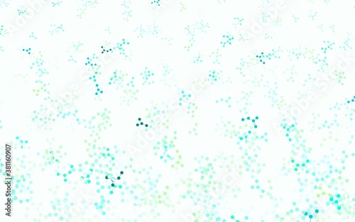 Light Blue  Green vector texture with artificial intelligence concept.