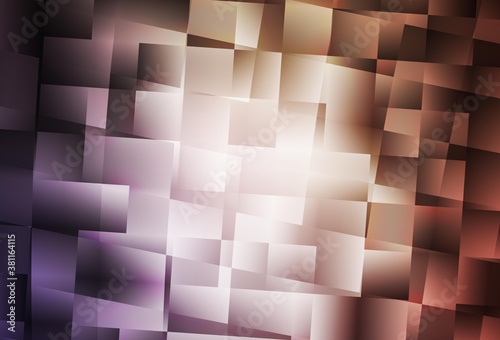 Light Purple  Pink vector backdrop with rhombus.