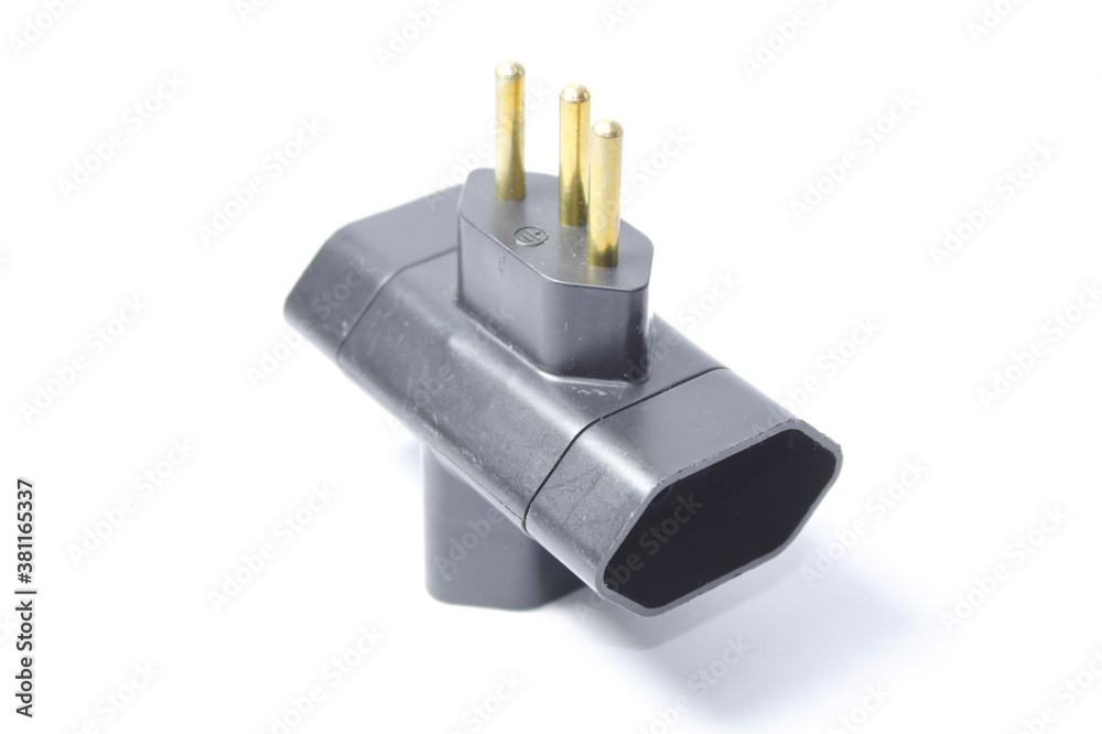 T-socket adapter with white background T-socket adapter with white background