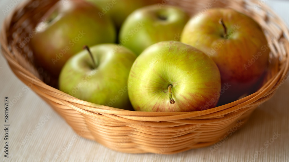 basket of apples basket of apples