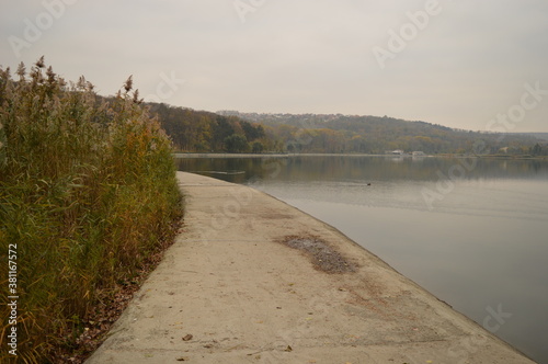 Beautiful autumn colors in Chisinau in Moldova, Eastern Europe