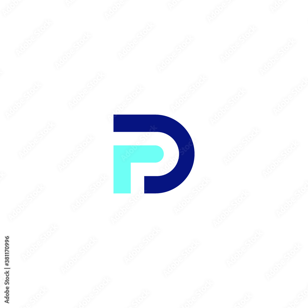 PD alphabet logo lineart P technologies vector icon illustrations PD alphabet logo lineart P technologies vector icon illustrations
