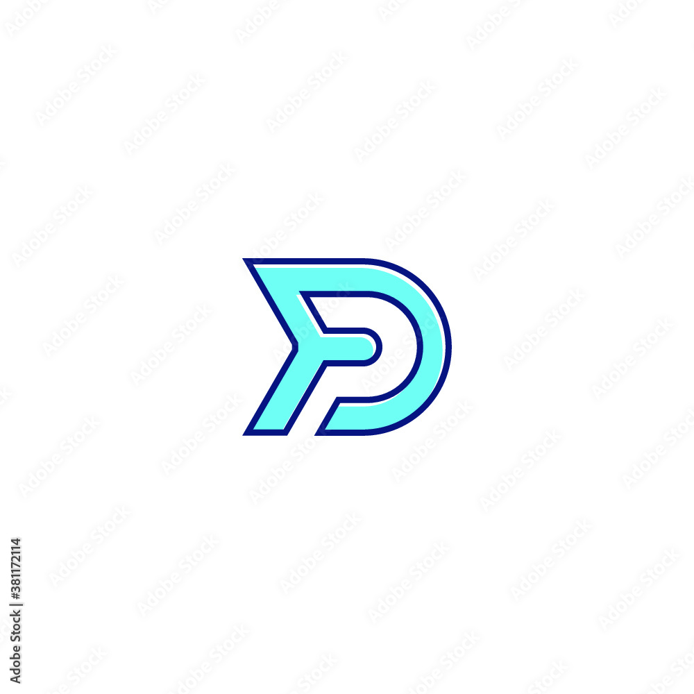 PD alphabet logo lineart P technologies vector icon illustrations PD alphabet logo lineart P technologies vector icon illustrations