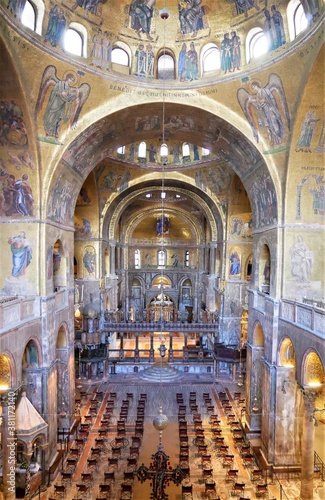 Inner View of the Saint Mark Basilica