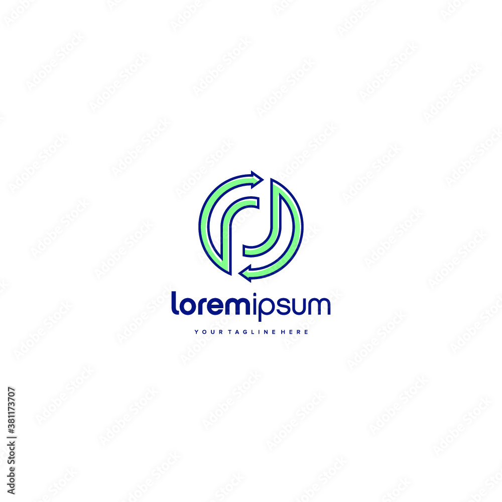 PD alphabet initial DP logo lineart circle vector technologies icon illustrations PD alphabet initial DP logo lineart circle vector technologies icon illustrations