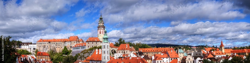 view of the town Cesky Krumlov