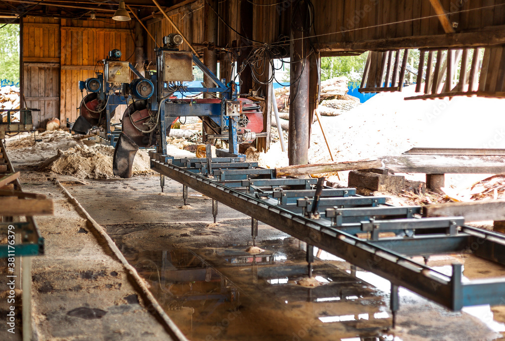 woodworking machine in a barn woodworking machine in a barn