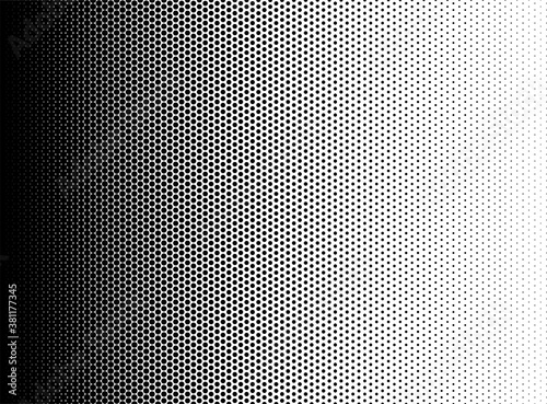 A black and white halftone dots vector texture. Ideal for use as a background image. The vector file contains a background fill layer and a texture layer to enable rapid color scheme changes.