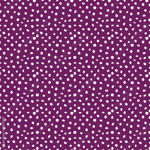 Vector seamless pattern with dots.
