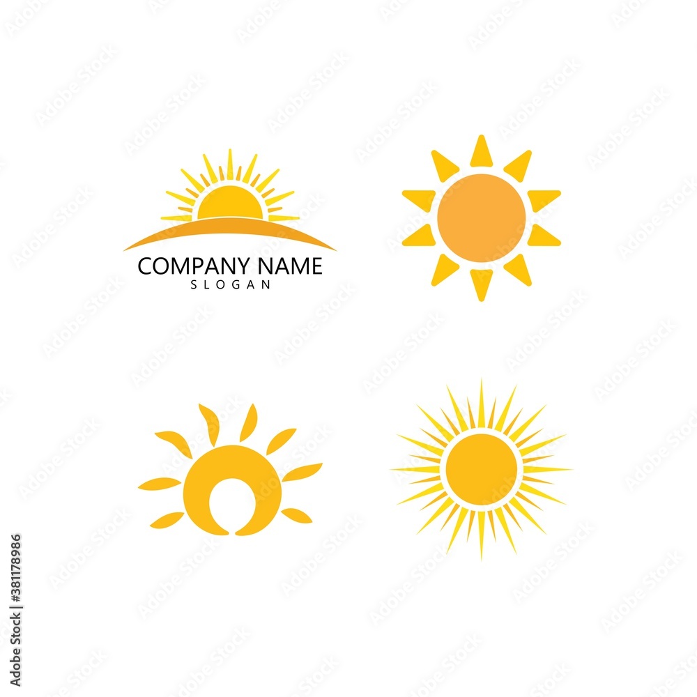 sun illustration logo sun illustration logo