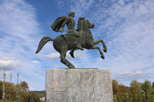 Alexander the Great on his horse