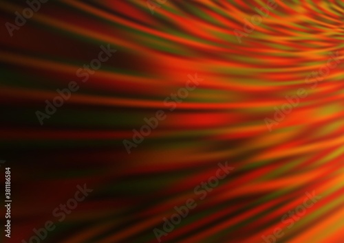 Dark Orange vector blurred shine abstract pattern. Modern geometrical abstract illustration with gradient. The template can be used for your brand book.
