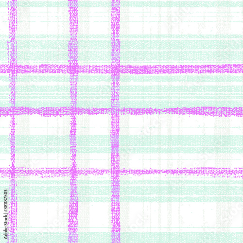 Ikat border. Geometric folk ornament. Ink on clothes. Tribal vector texture. Seamless striped pattern in Aztec style. Ethnic embroidery. Indian, Scandinavian, Gypsy, Mexican, African rug.