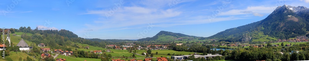 Blick auf Bihlerdorf  - Blaichach - Allgäu - Panorama