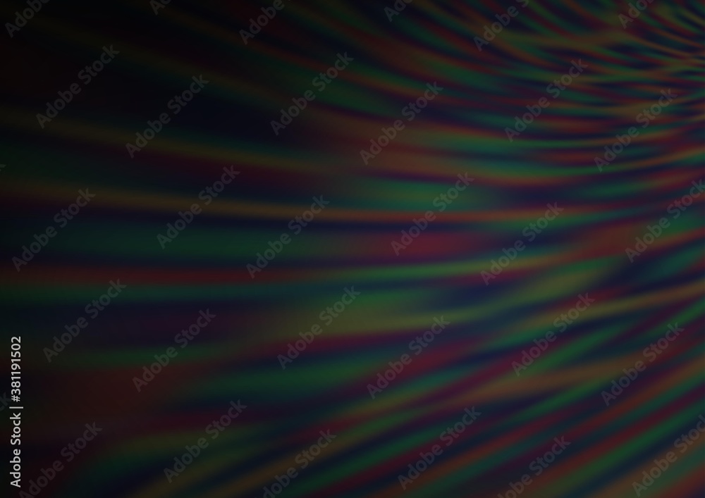 Fototapeta premium Dark Silver, Gray vector blurred shine abstract background. Shining colorful illustration in a Brand new style. A new texture for your design.