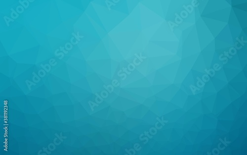Light BLUE vector abstract mosaic backdrop. Modern geometrical abstract illustration with gradient. Textured pattern for background.