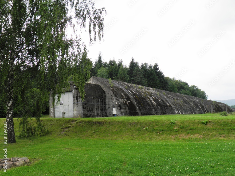 Bunkry kolejowe w Stępinie Cieszynie Wojna 
