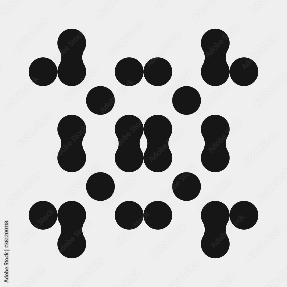Abstract Cross Pattern Dots Logo generative computational art illustration Abstract Cross Pattern Dots Logo generative computational art illustration